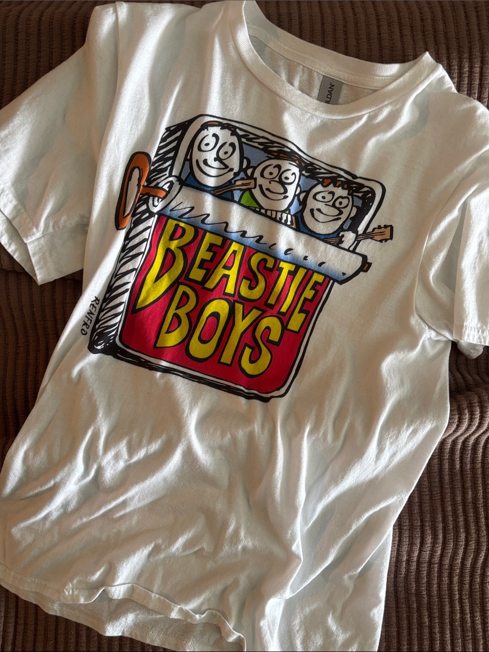 Beastie Boys White Graphic Kids Tee